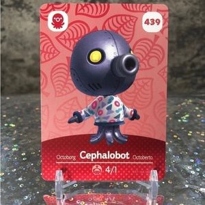 Cephalobot #439 Animal Crossing Amiibo Card